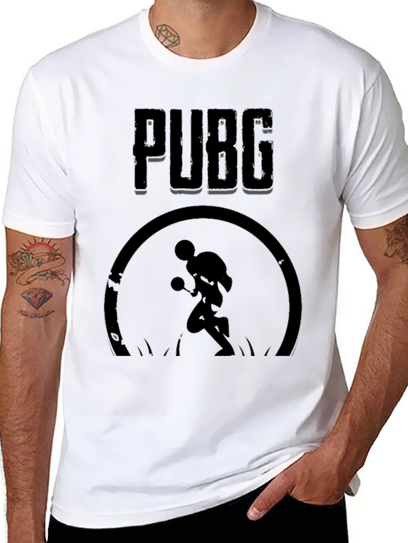 PUBG Game Black T-Shirt