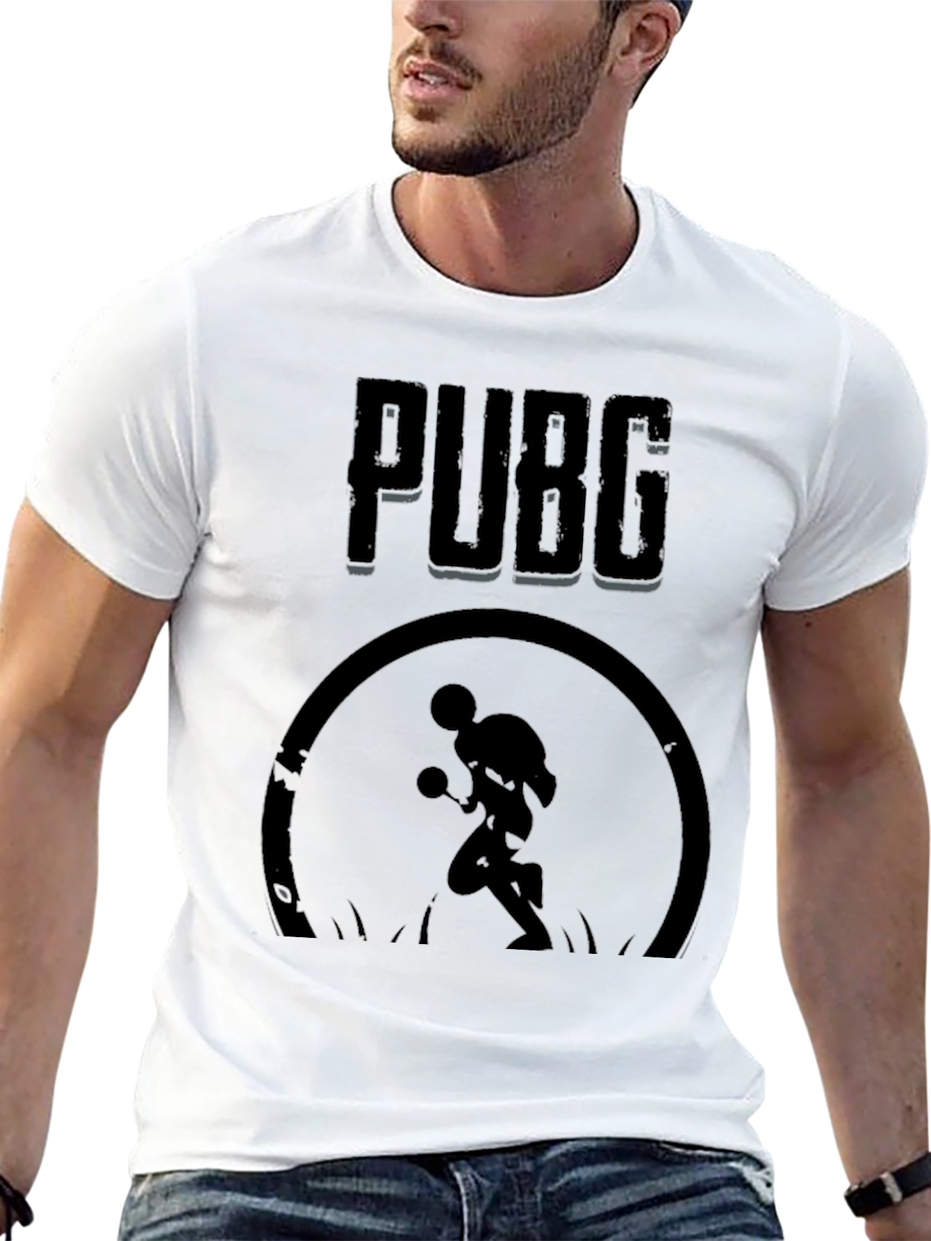PUBG Game Black T-Shirt