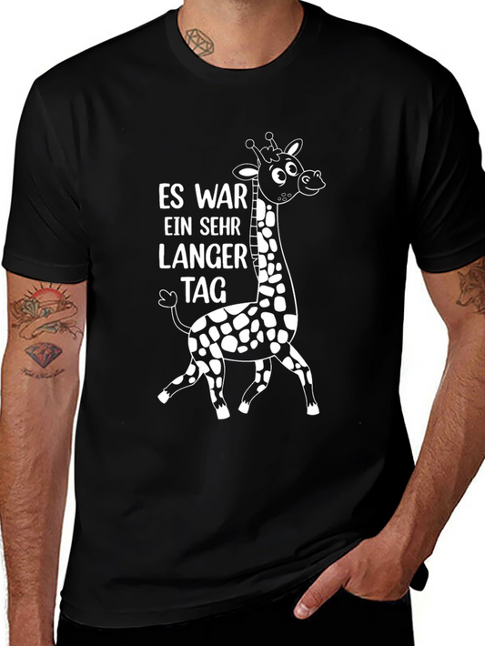 Funny Giraffe T-Shirt - Es War Ein Sehr Langer Tag