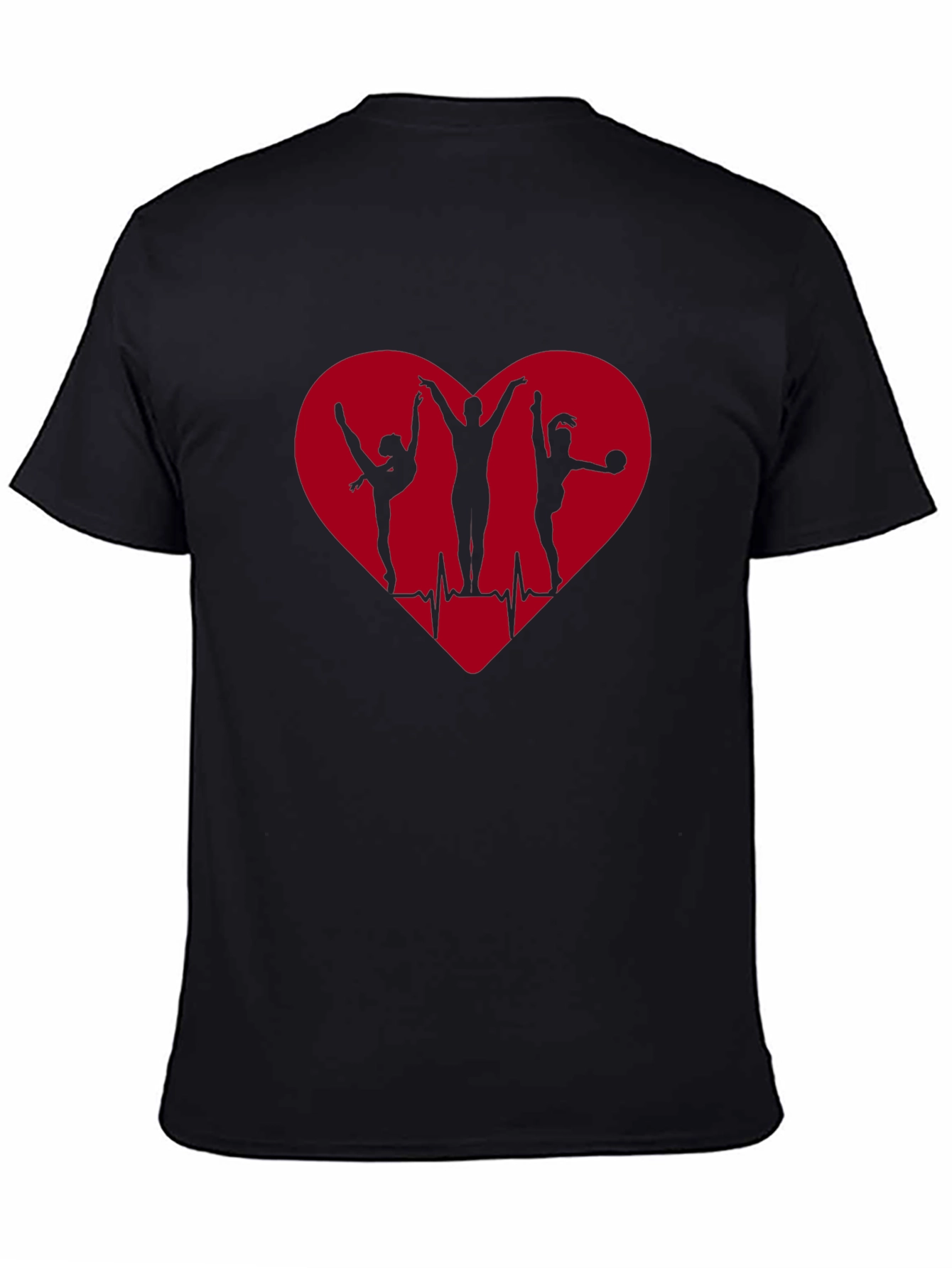 Gymnastics Heartbeat Graphic T-Shirt