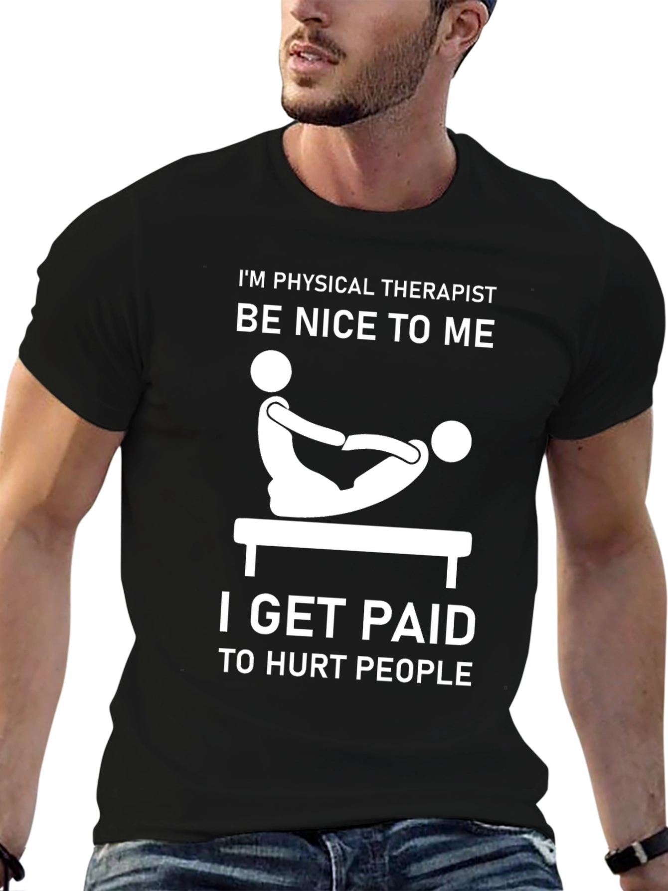 Physical Therapist Humor T-Shirt - Be Nice!