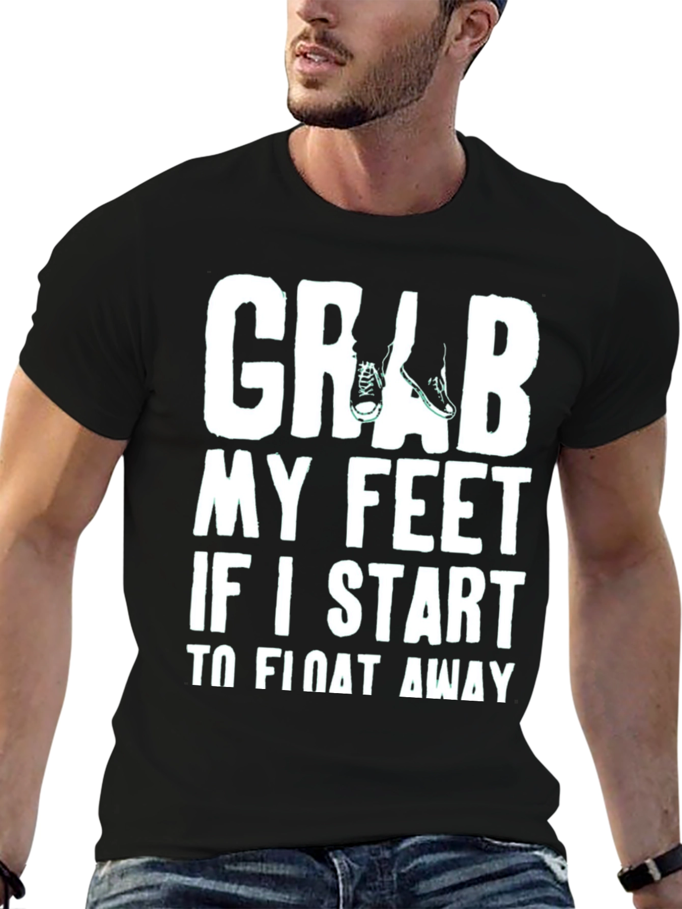 Grab My Feet Funny Graphic Tee