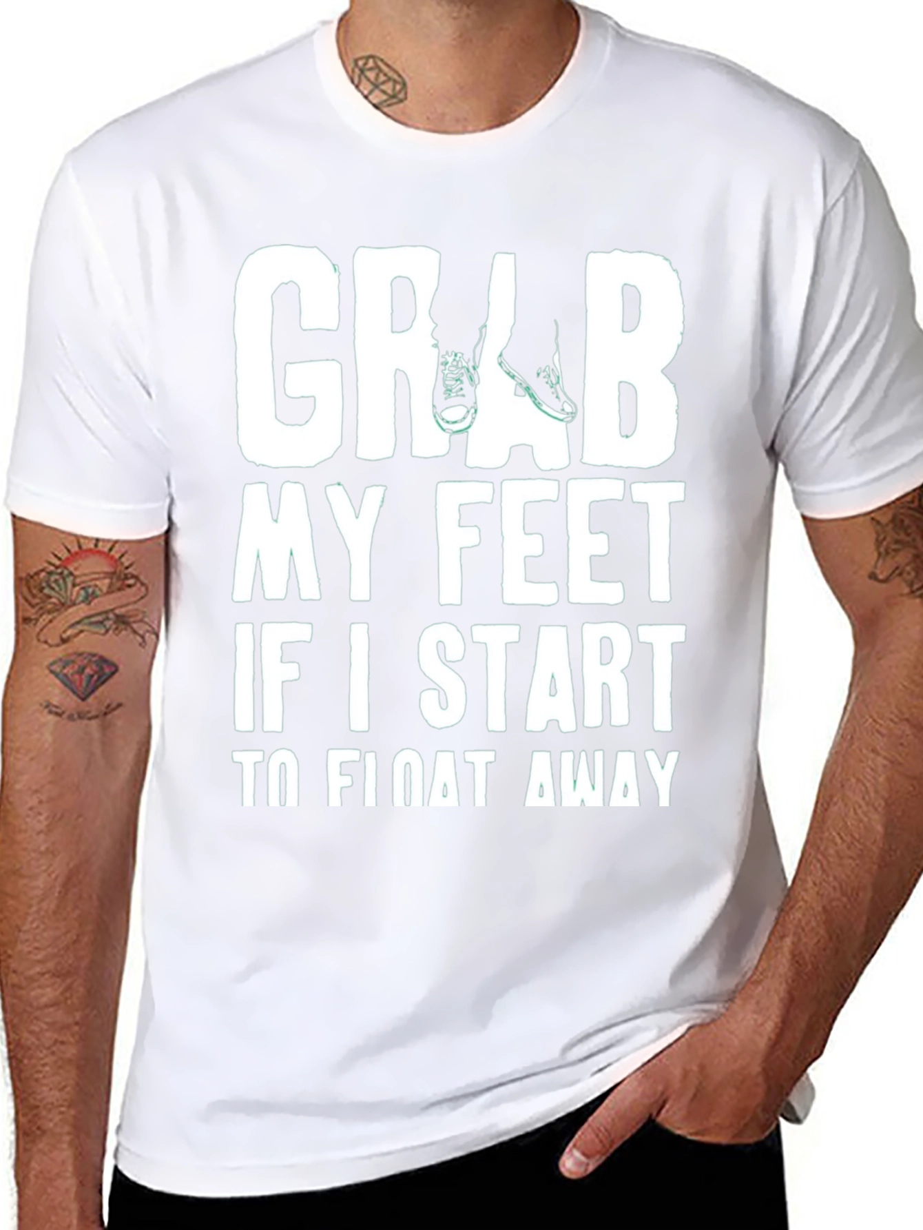 Grab My Feet Funny Graphic Tee