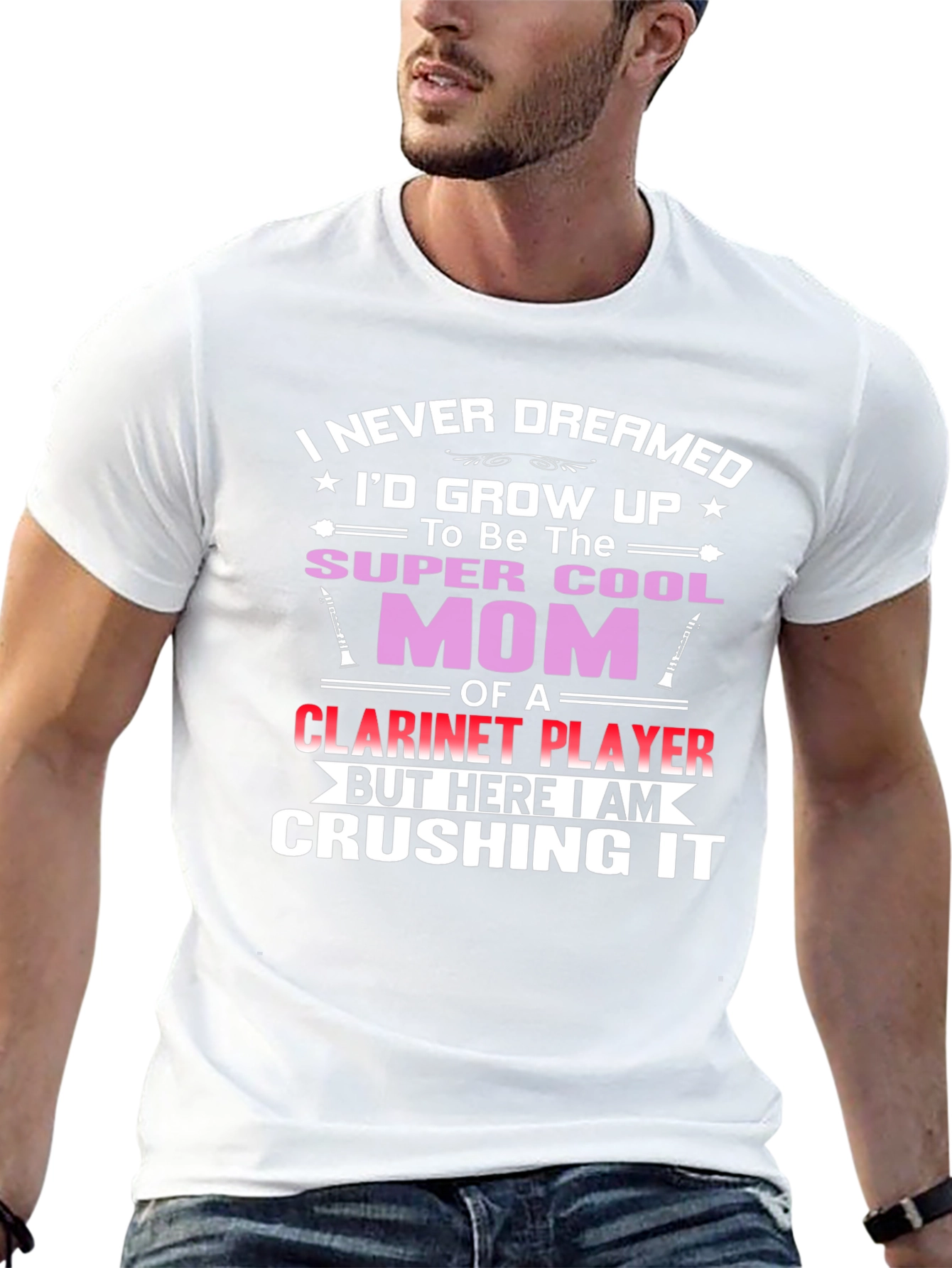 Super Cool Mom Clarinet Player T-Shirt