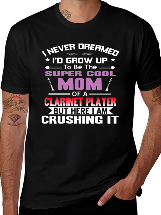 Super Cool Mom Clarinet Player T-Shirt