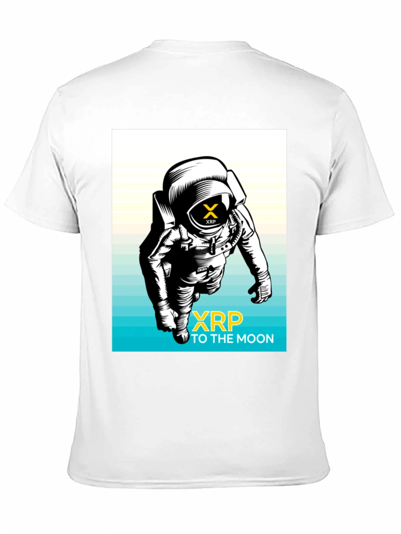 XRP to the Moon Black T-Shirt