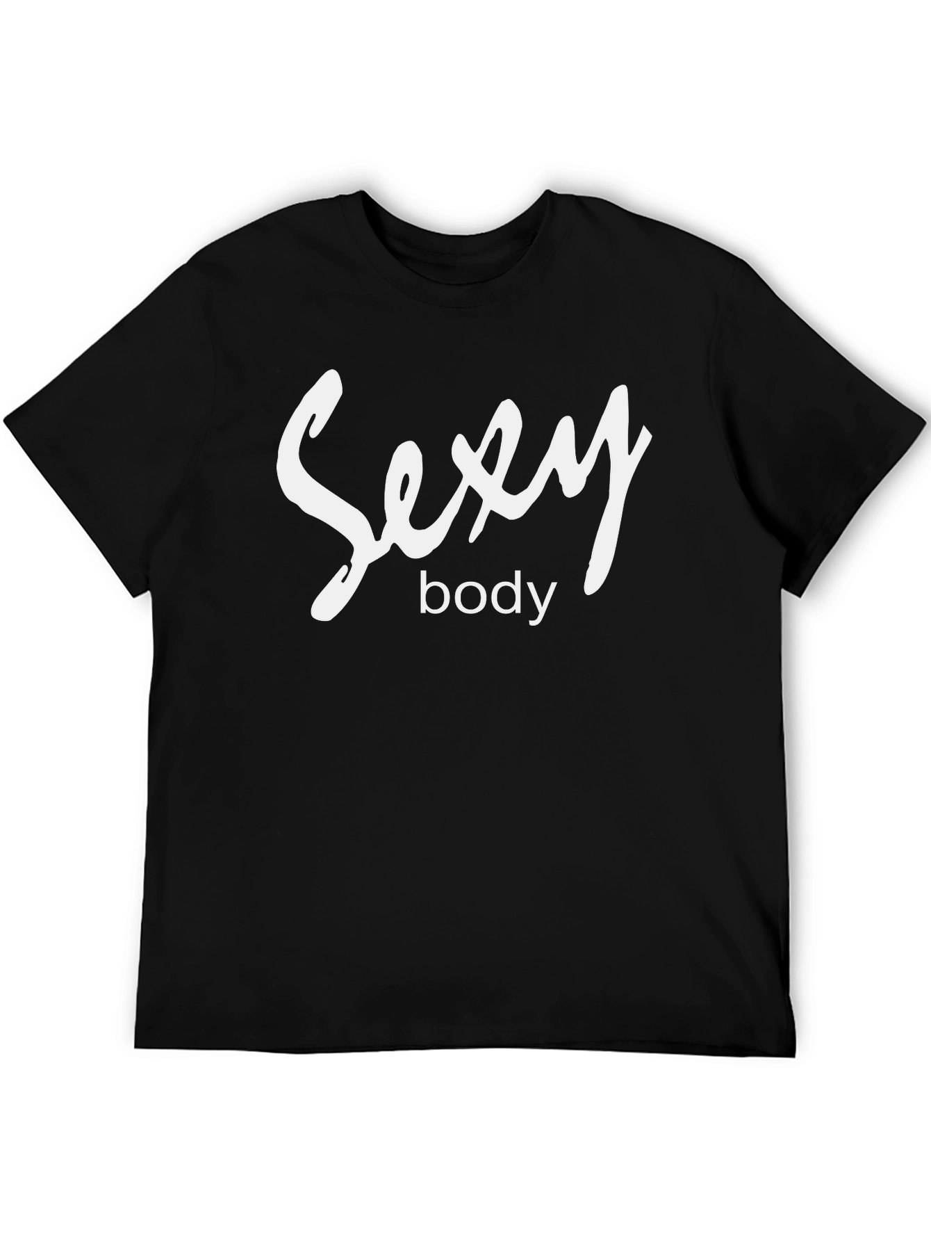 Sexy Body Black T-Shirt - Mens Fashion