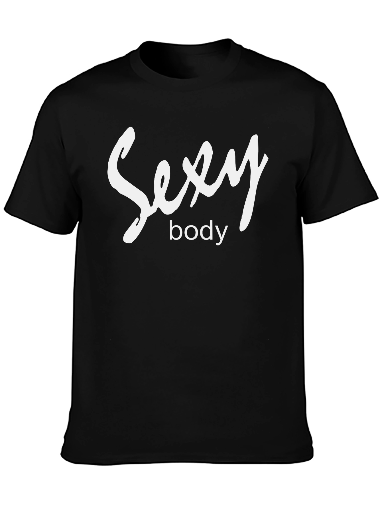 Sexy Body Black T-Shirt - Mens Fashion