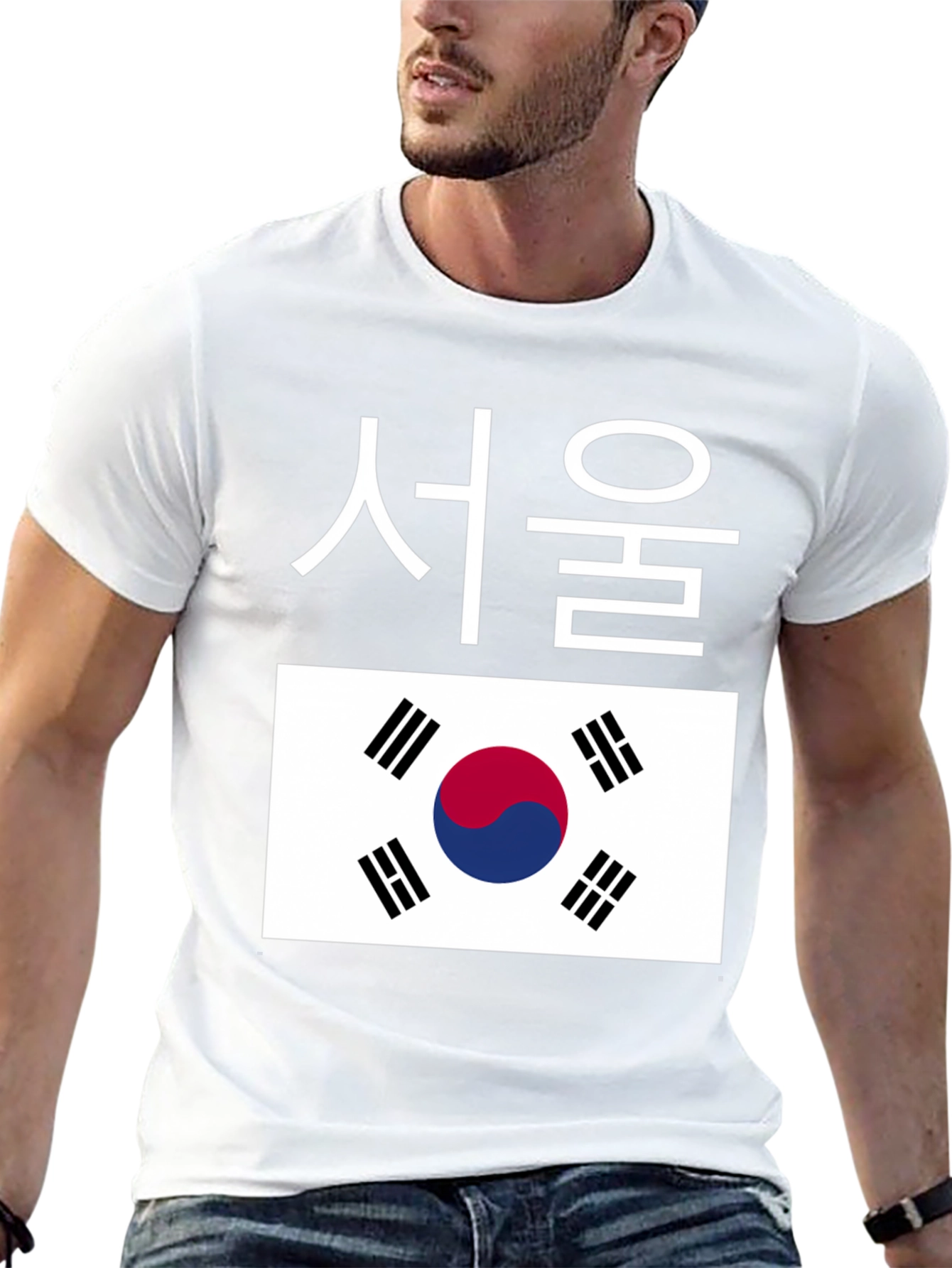 Seoul Korea Flag T-Shirt