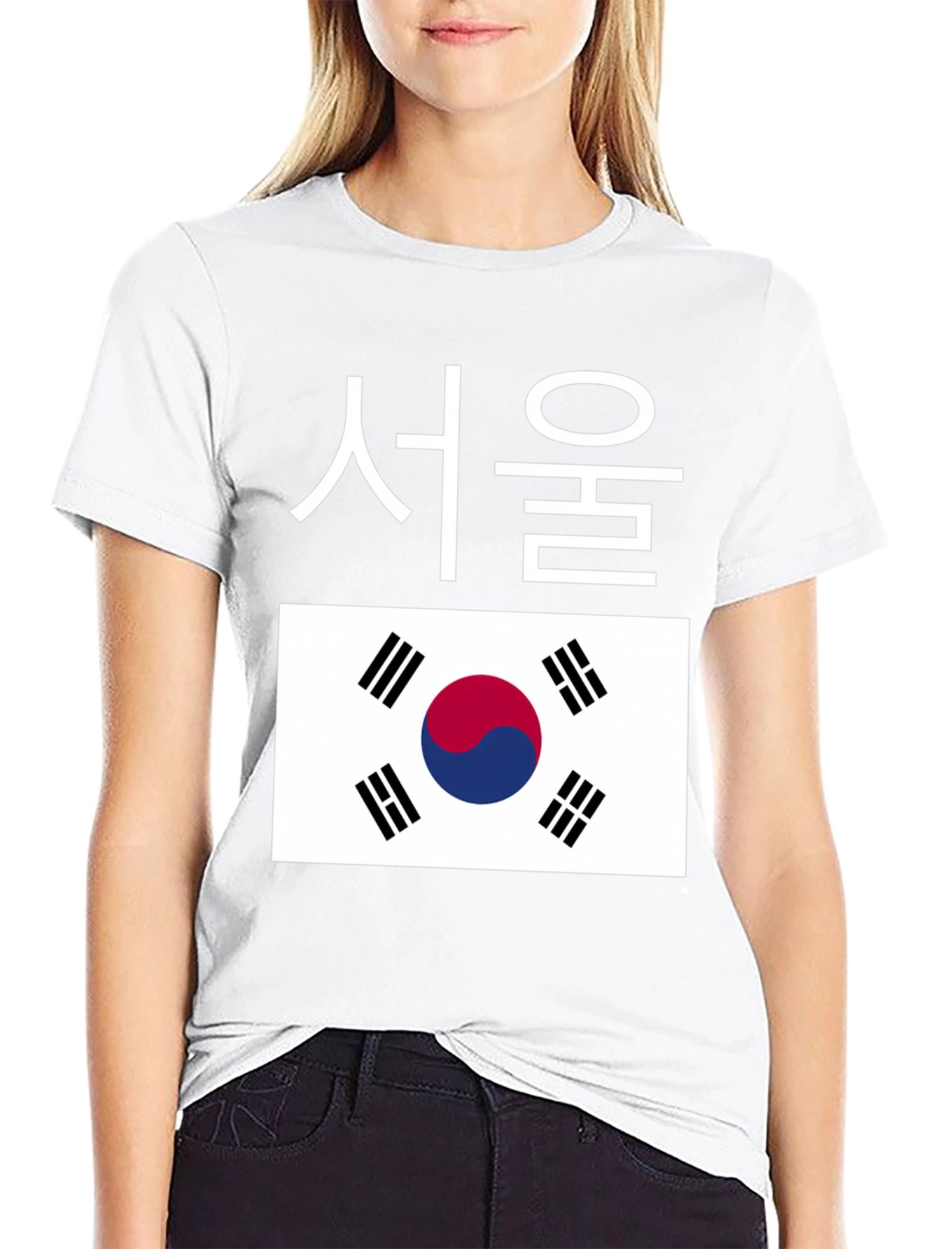Seoul Korea Flag T-Shirt