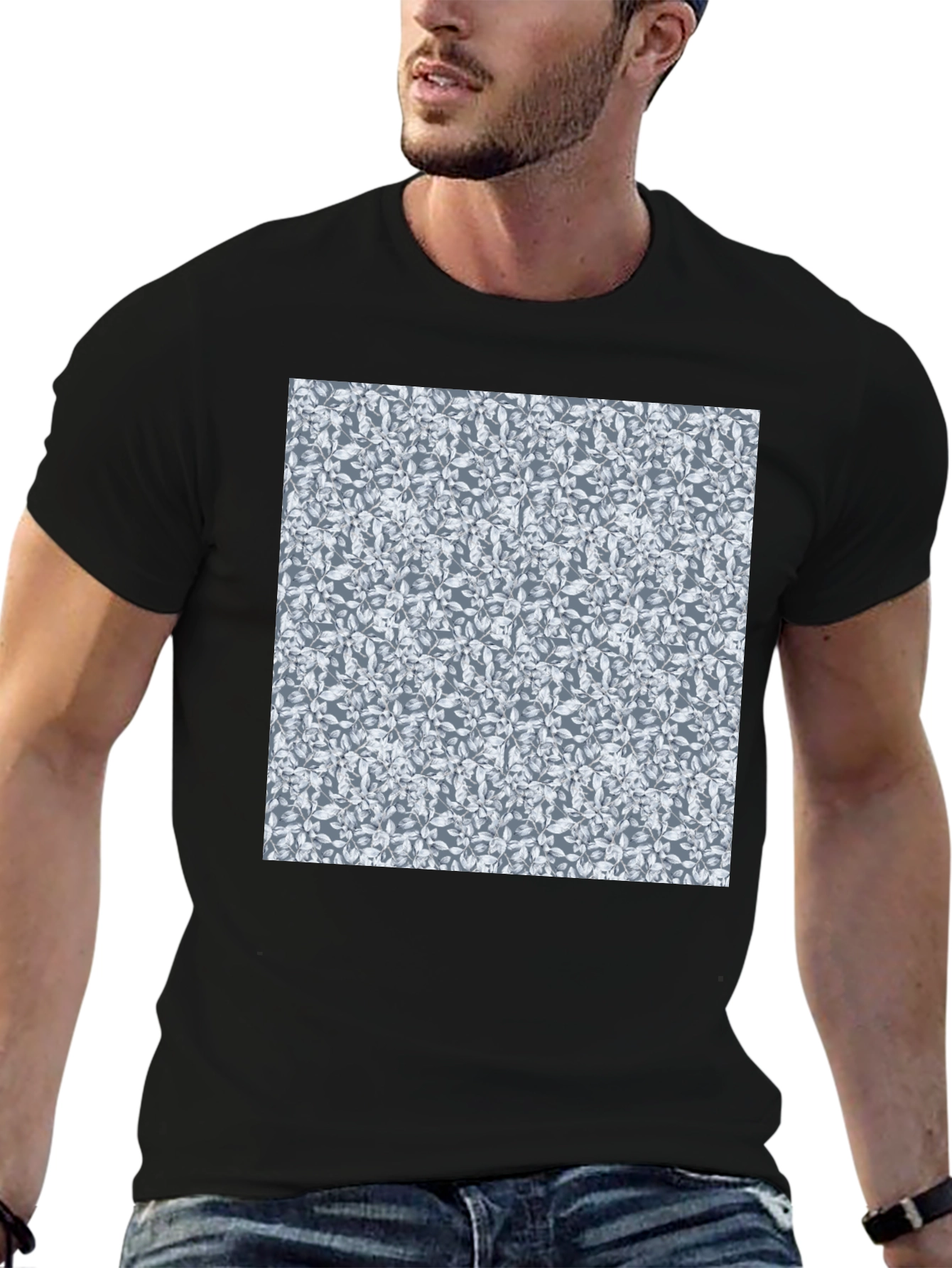 Patterned Mens Graphic Tee