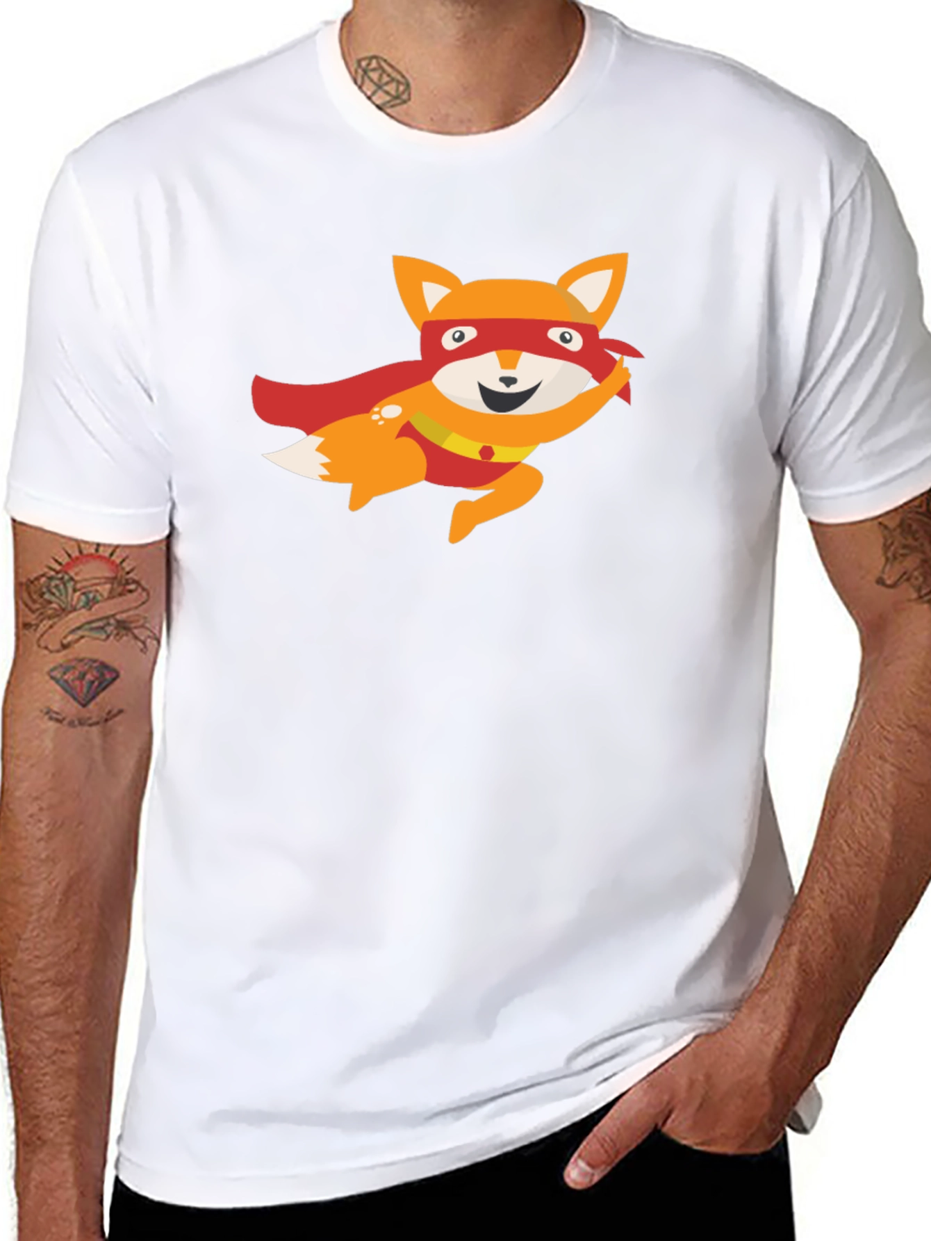 Super Fox Graphic Tee - Black