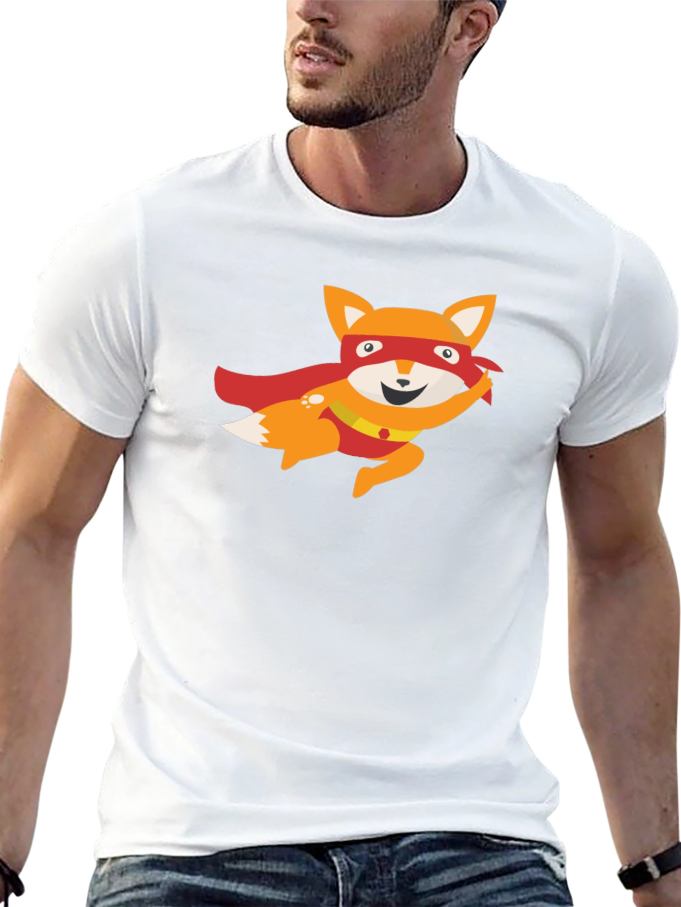 Super Fox Graphic Tee - Black