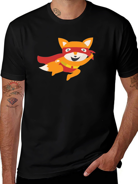 Super Fox Graphic Tee - Black