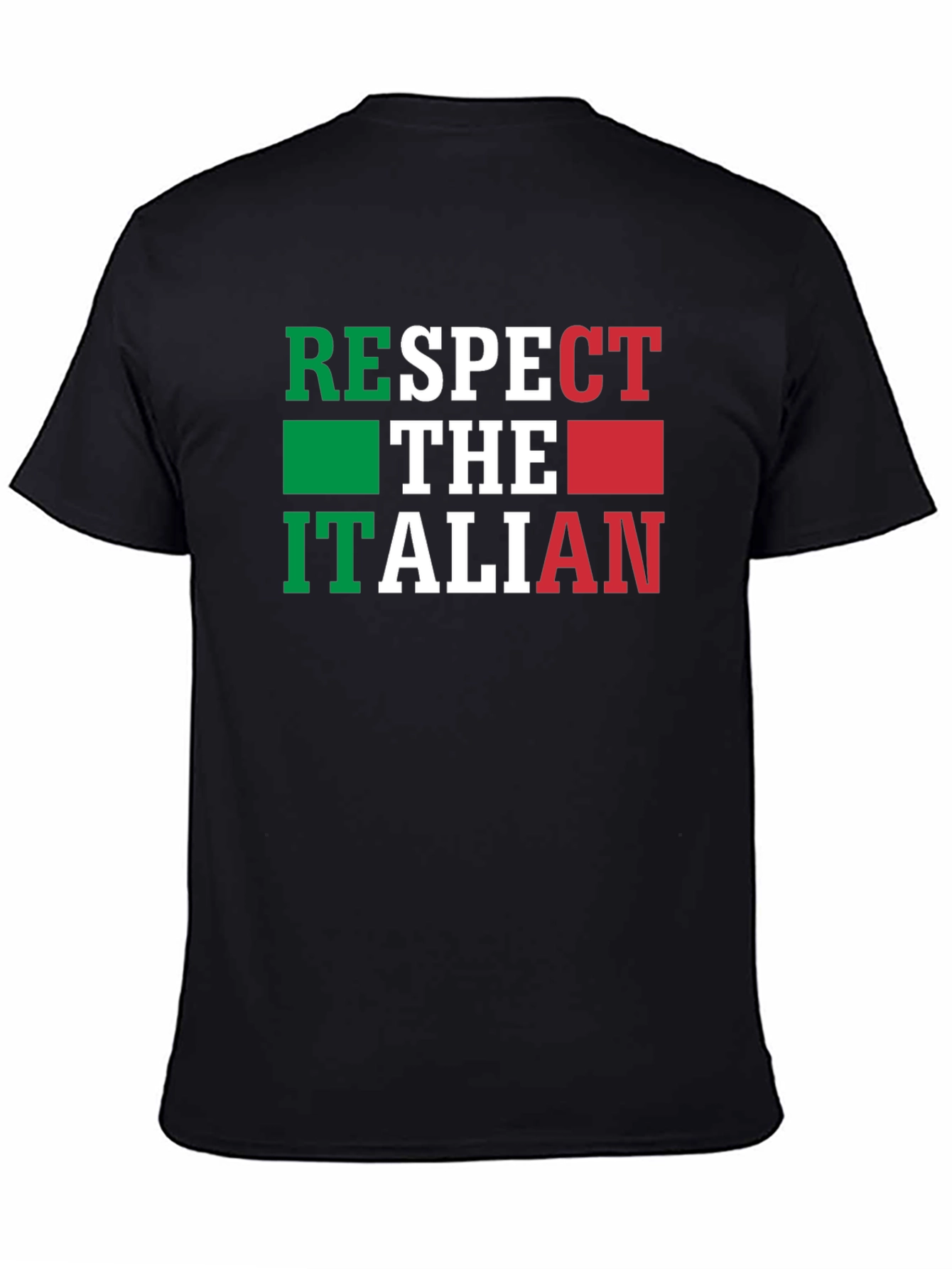 Respect the Italian Flag Pride T-Shirt