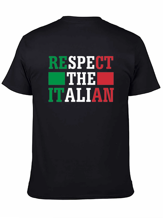 Respect the Italian Flag Pride T-Shirt