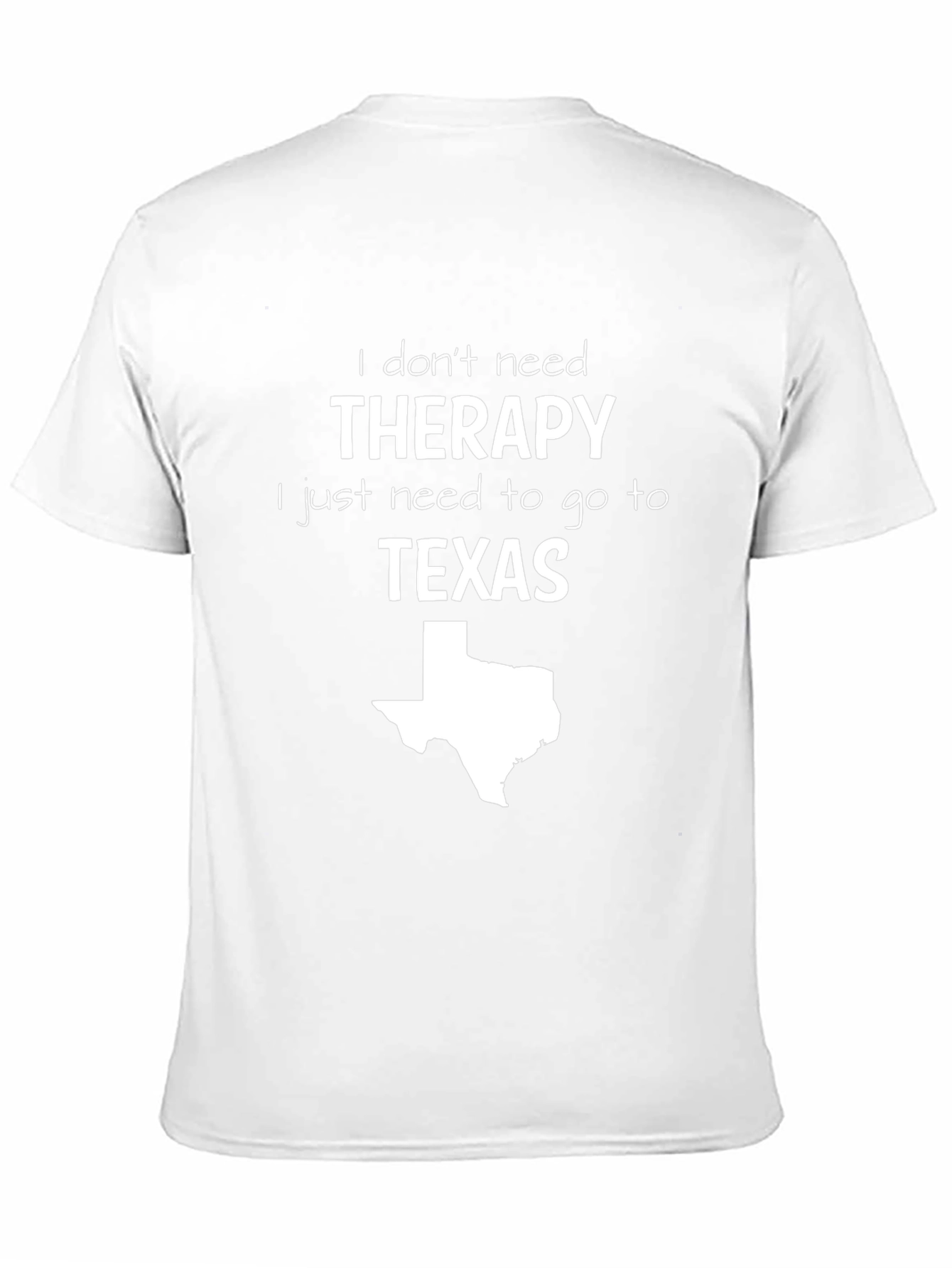 Therapy Texas Map T-Shirt