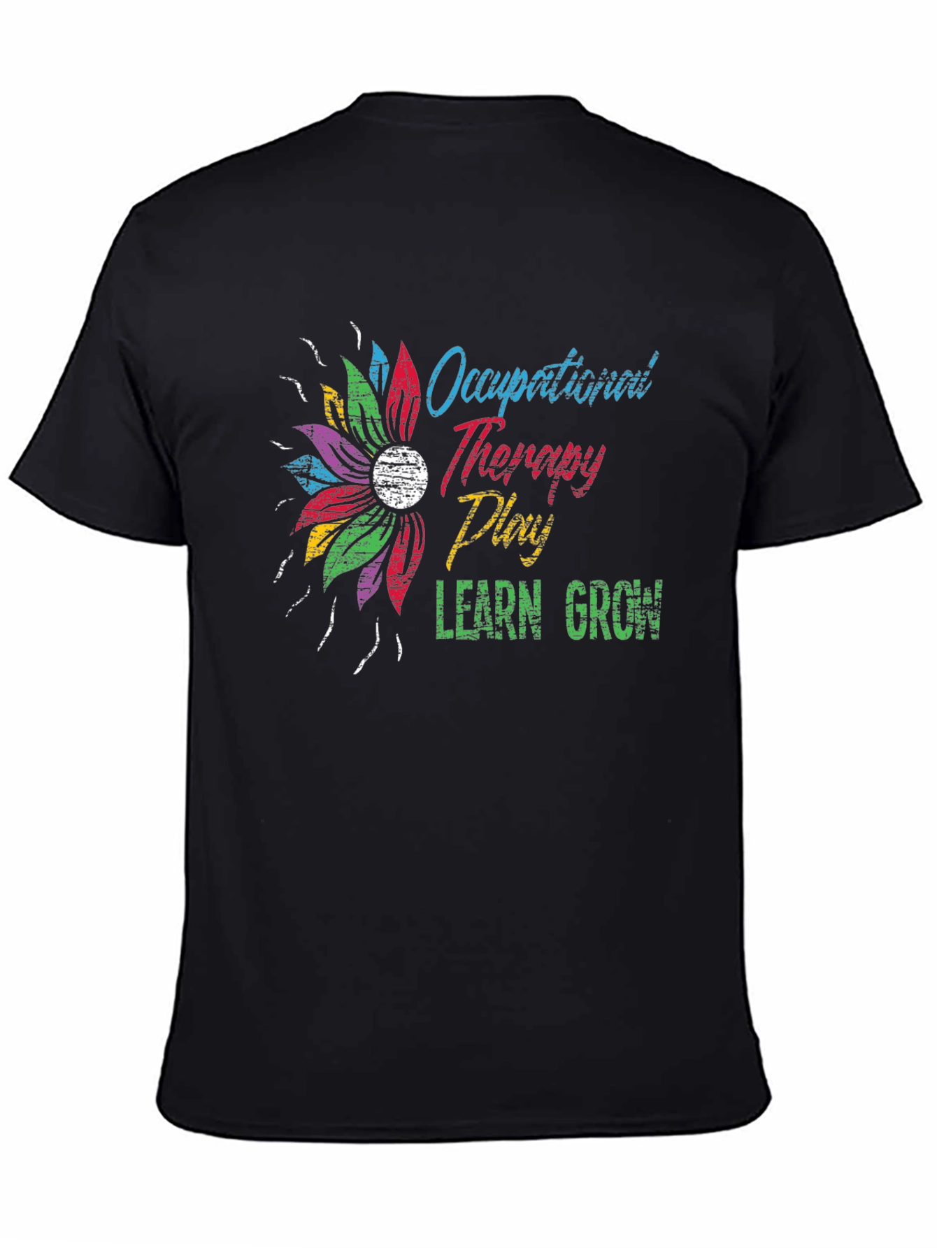 Occupational Therapy Floral Graphic Tee