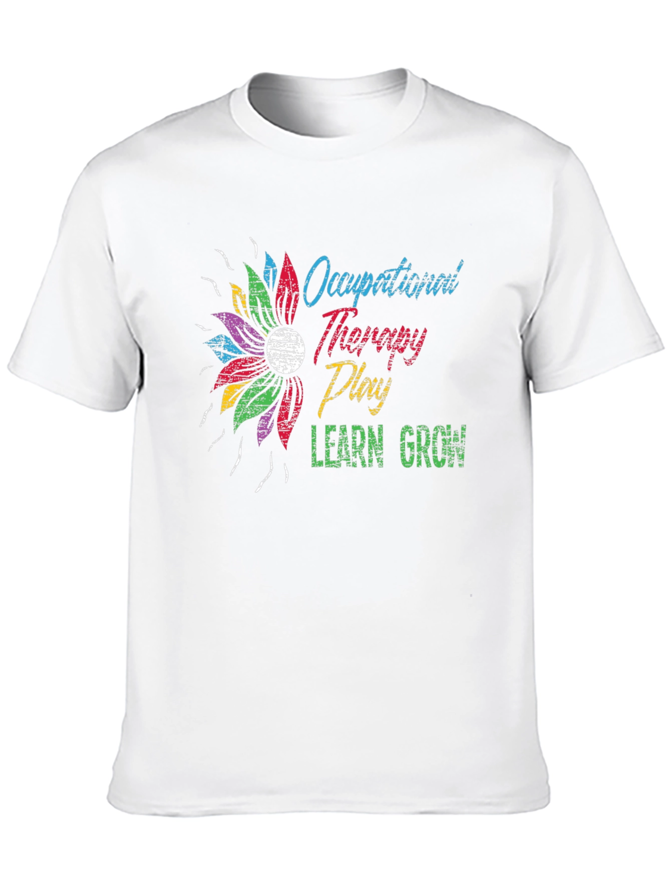 Occupational Therapy Floral Graphic Tee