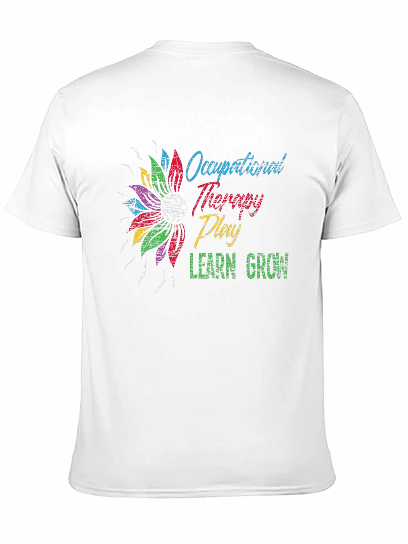 Occupational Therapy Floral Graphic Tee