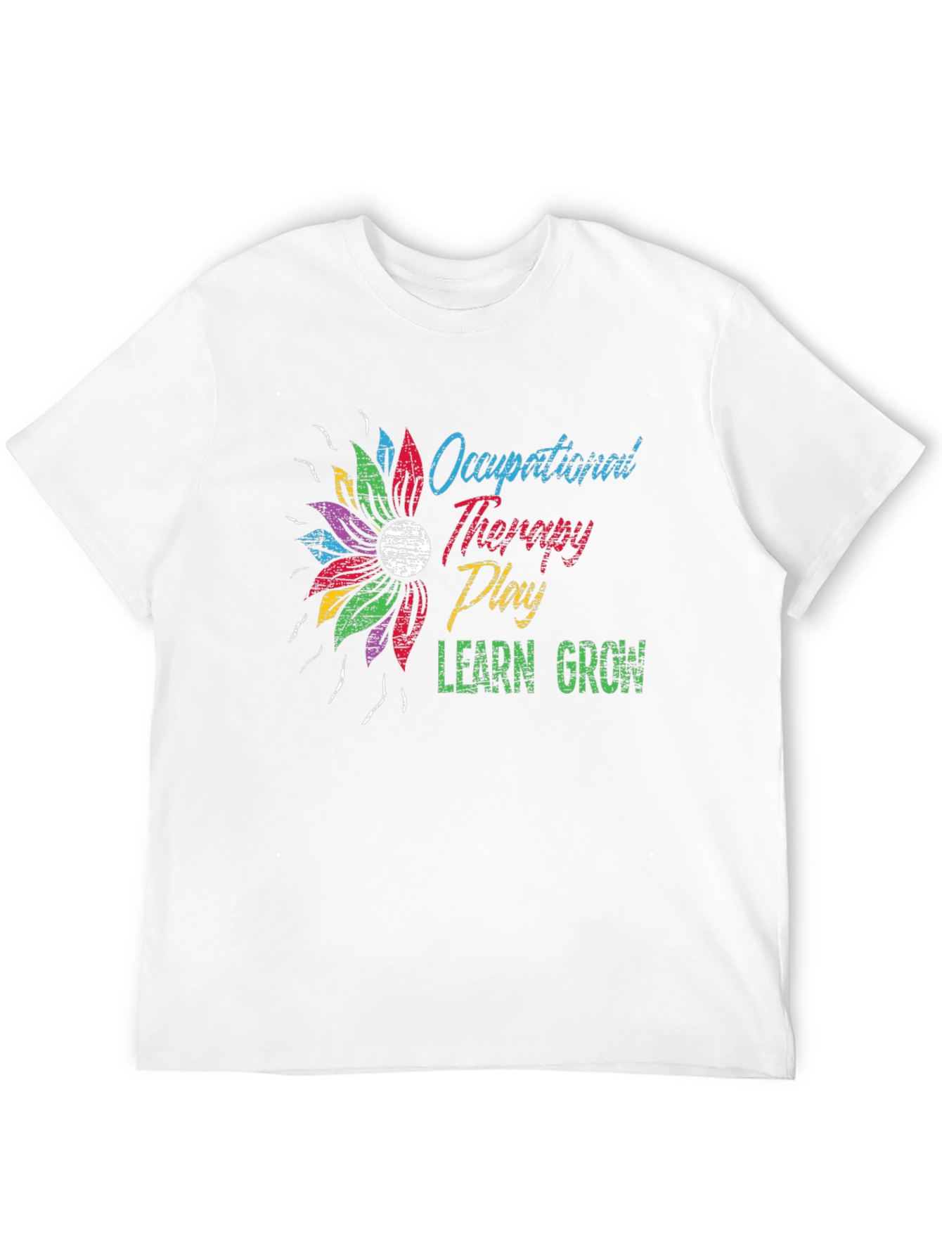 Occupational Therapy Floral Graphic Tee