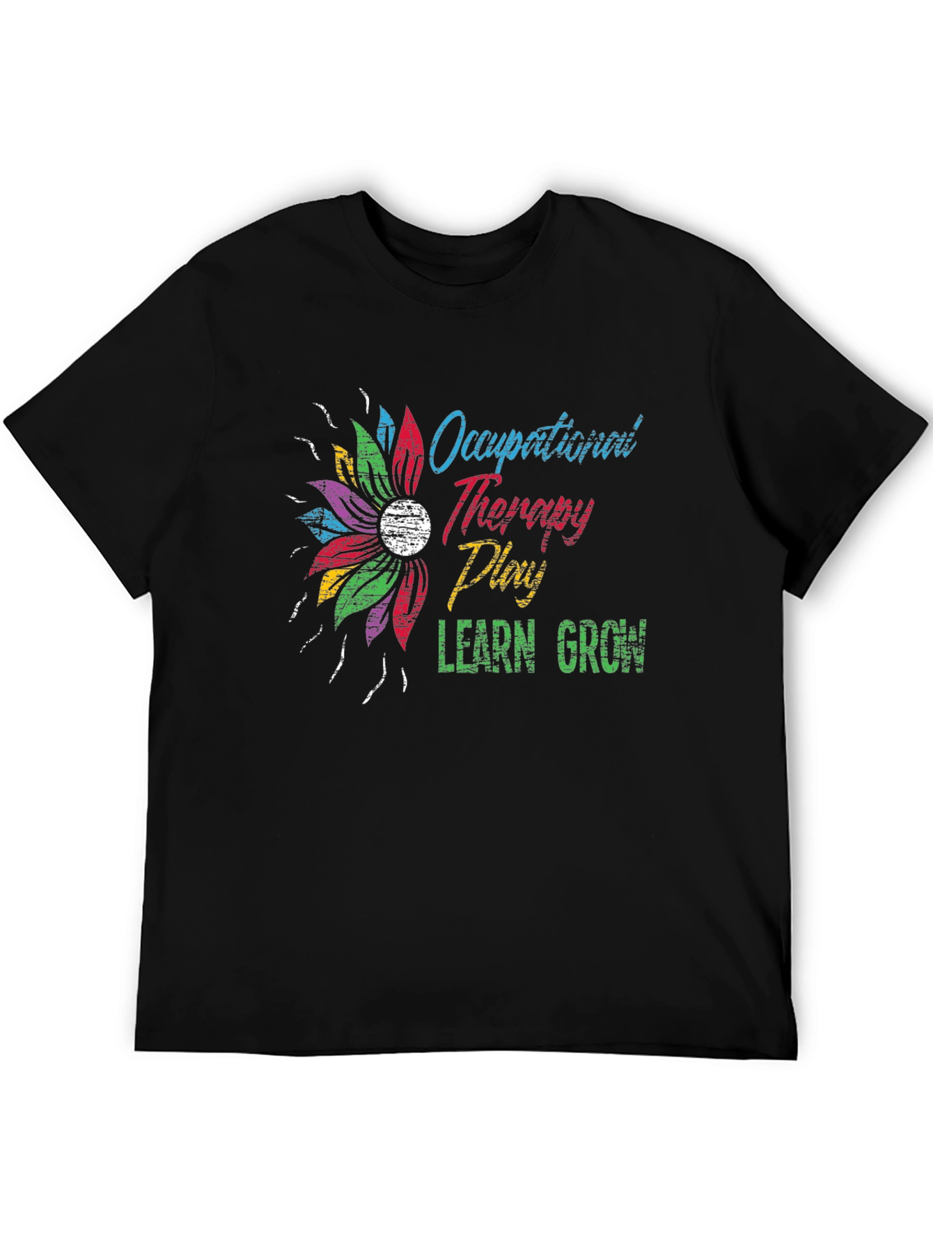 Occupational Therapy Floral Graphic Tee