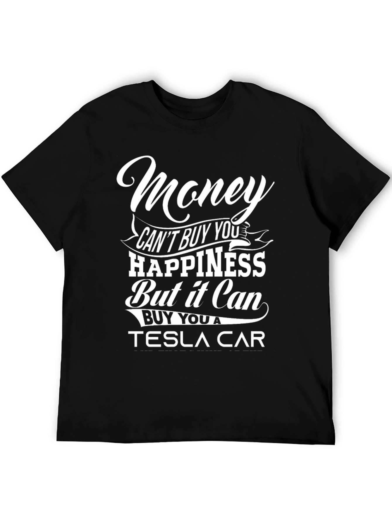 Funny Tesla Car Graphic T-Shirt