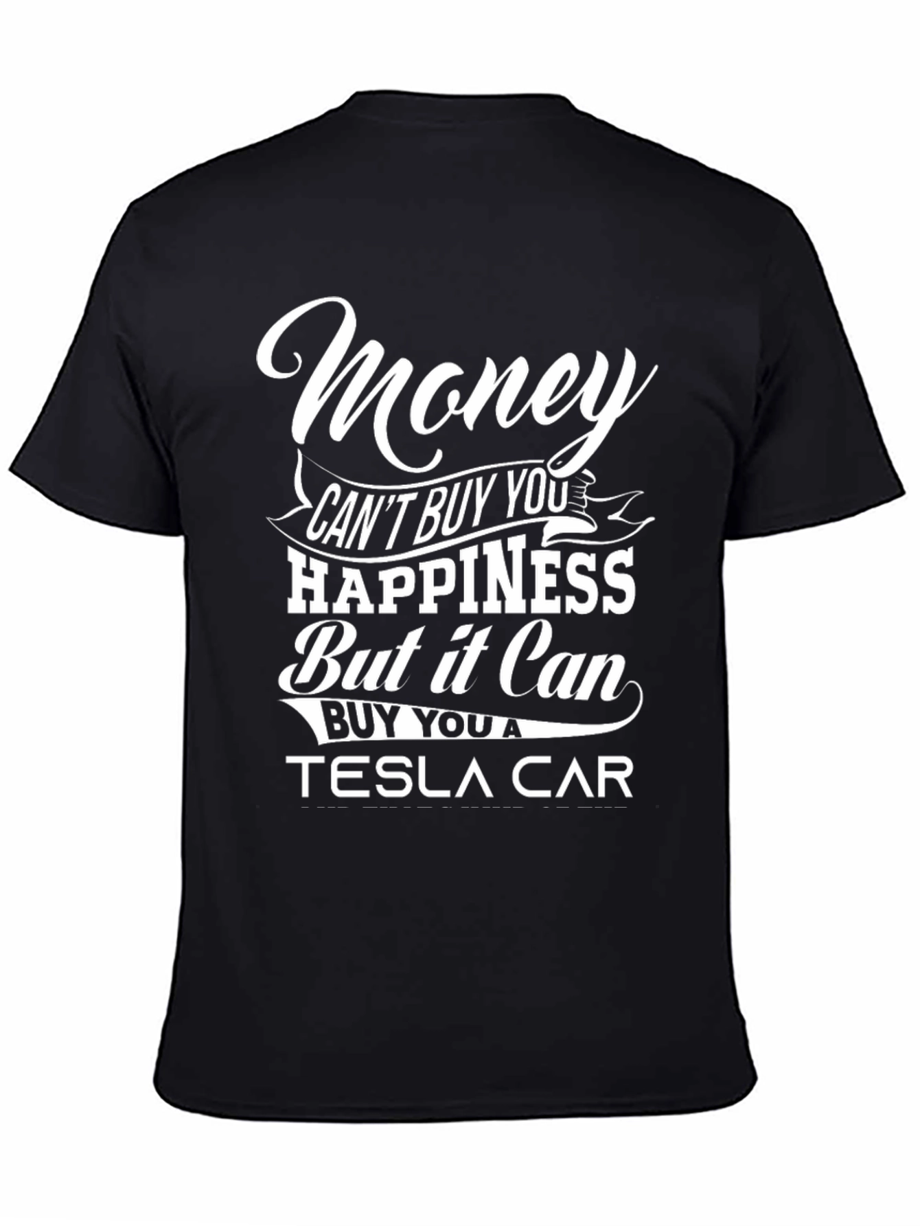 Funny Tesla Car Graphic T-Shirt