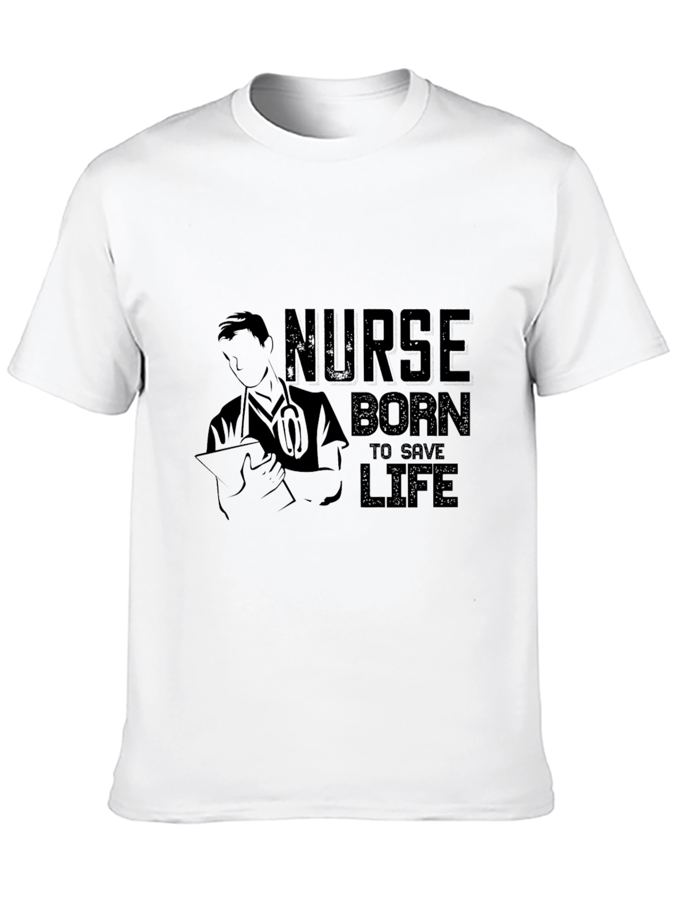 Nurse Born to Save Life Graphic Tee