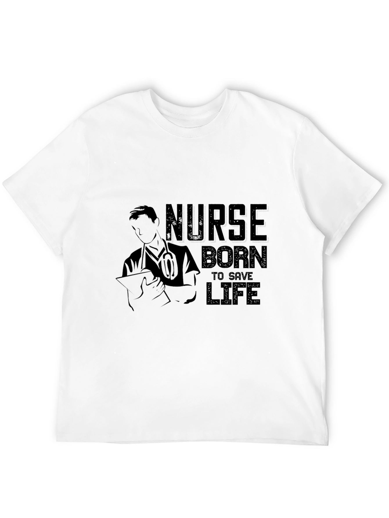 Nurse Born to Save Life Graphic Tee