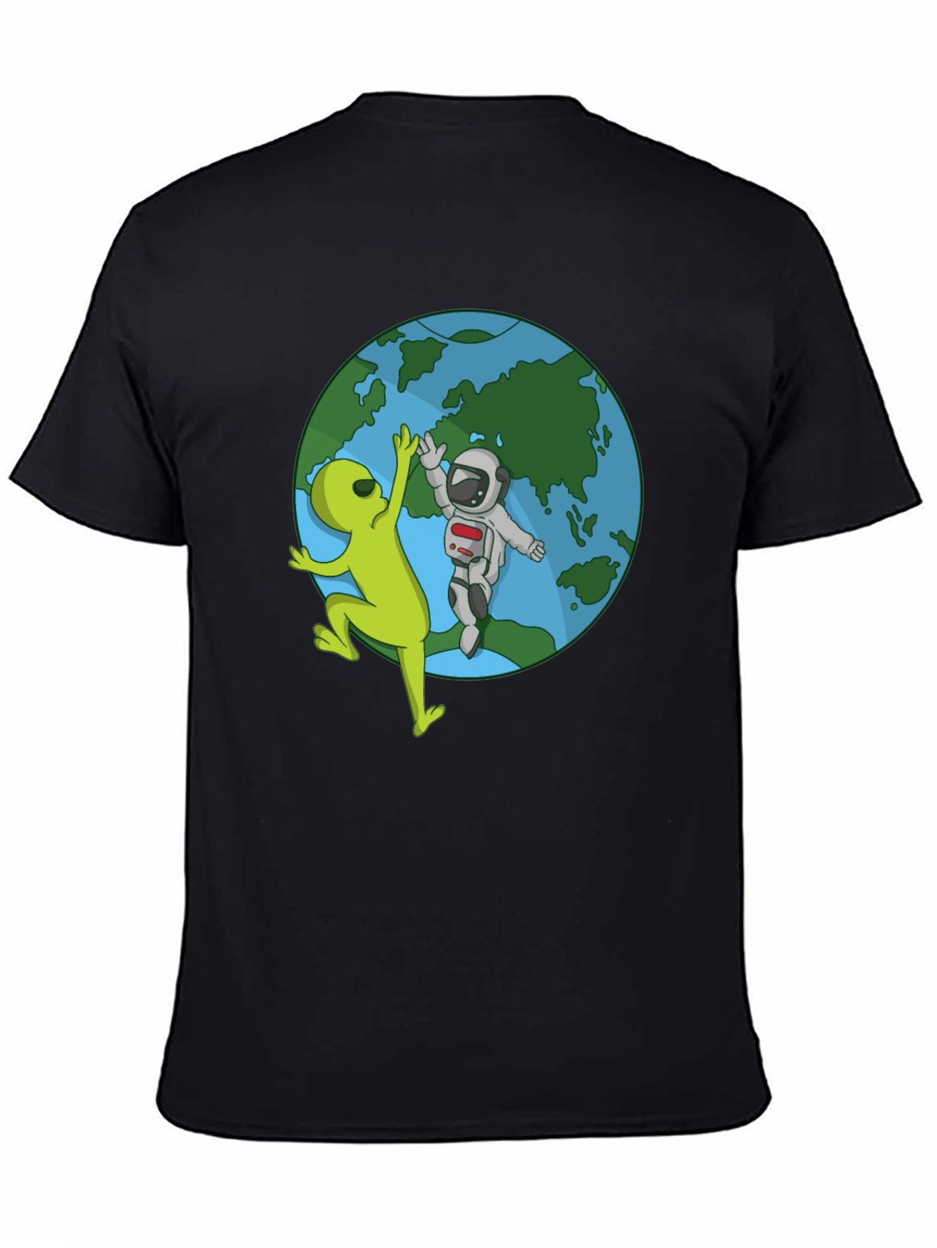 Alien & Astronaut High Five T-Shirt