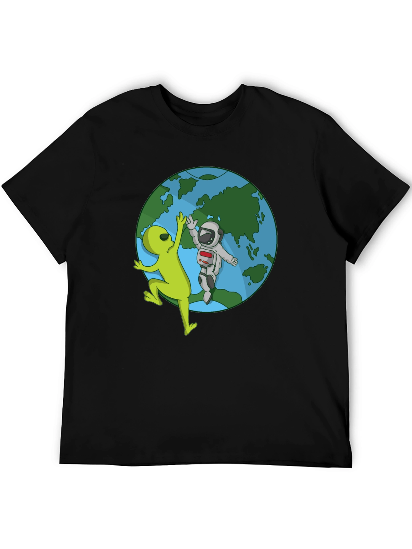 Alien & Astronaut High Five T-Shirt
