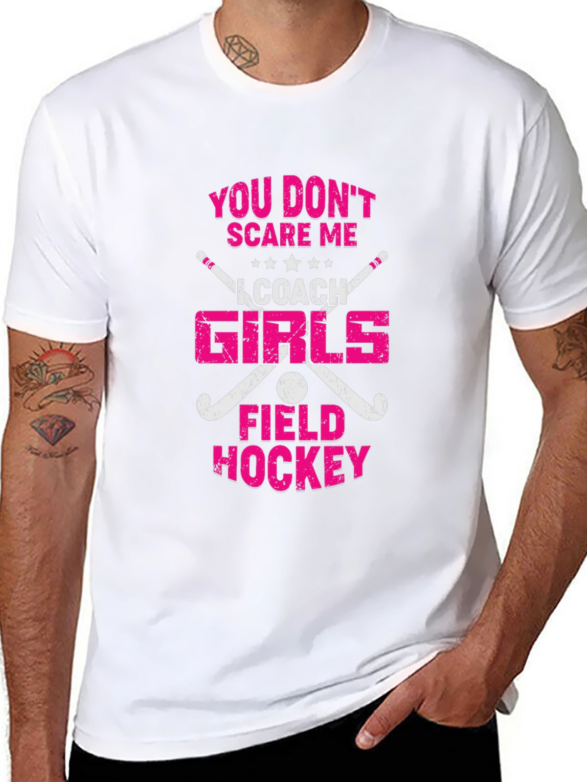 Field Hockey Coach Graphic Tee