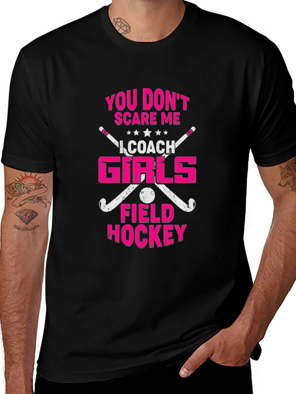 Field Hockey Coach Graphic Tee
