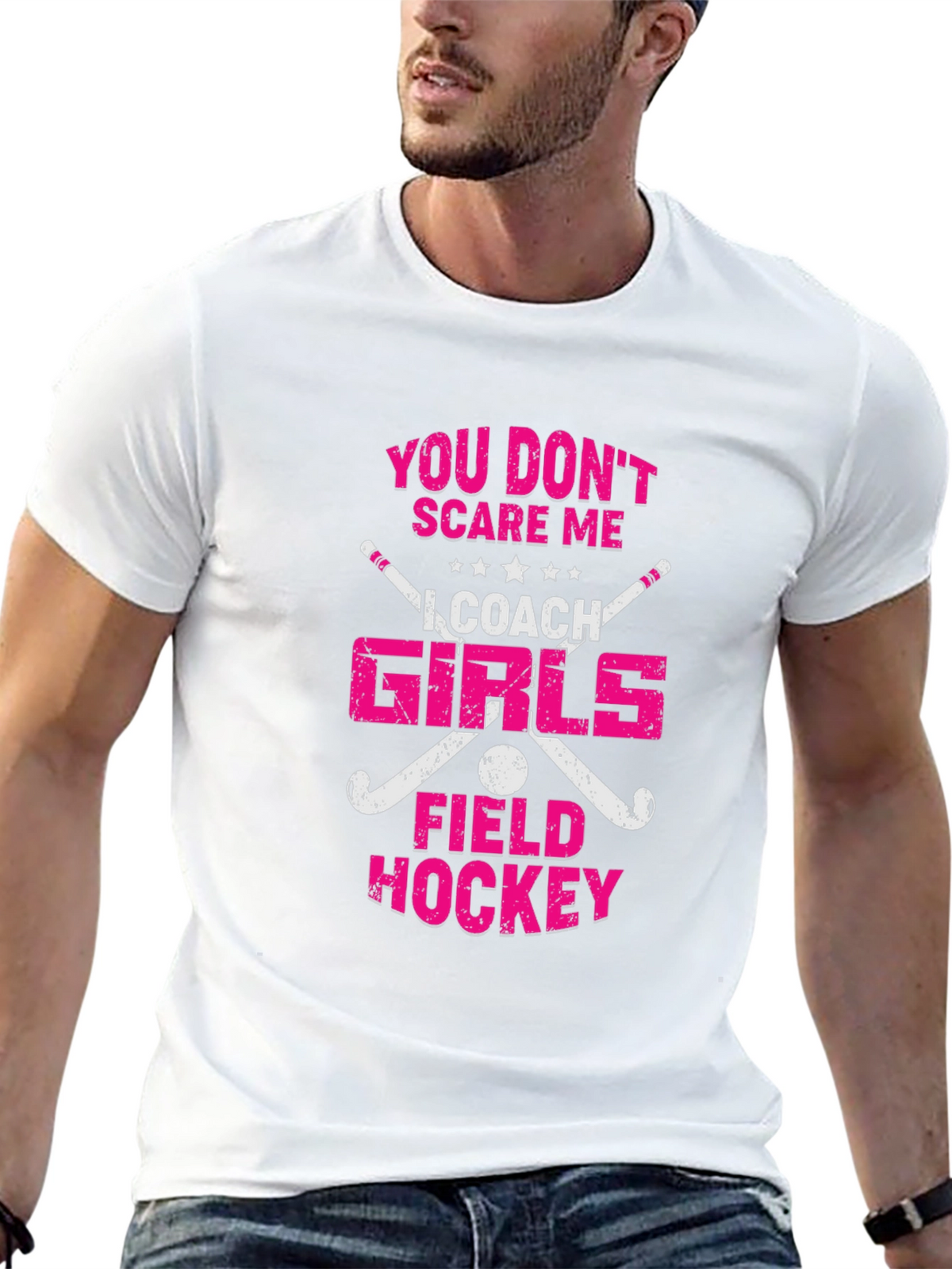 Field Hockey Coach Graphic Tee
