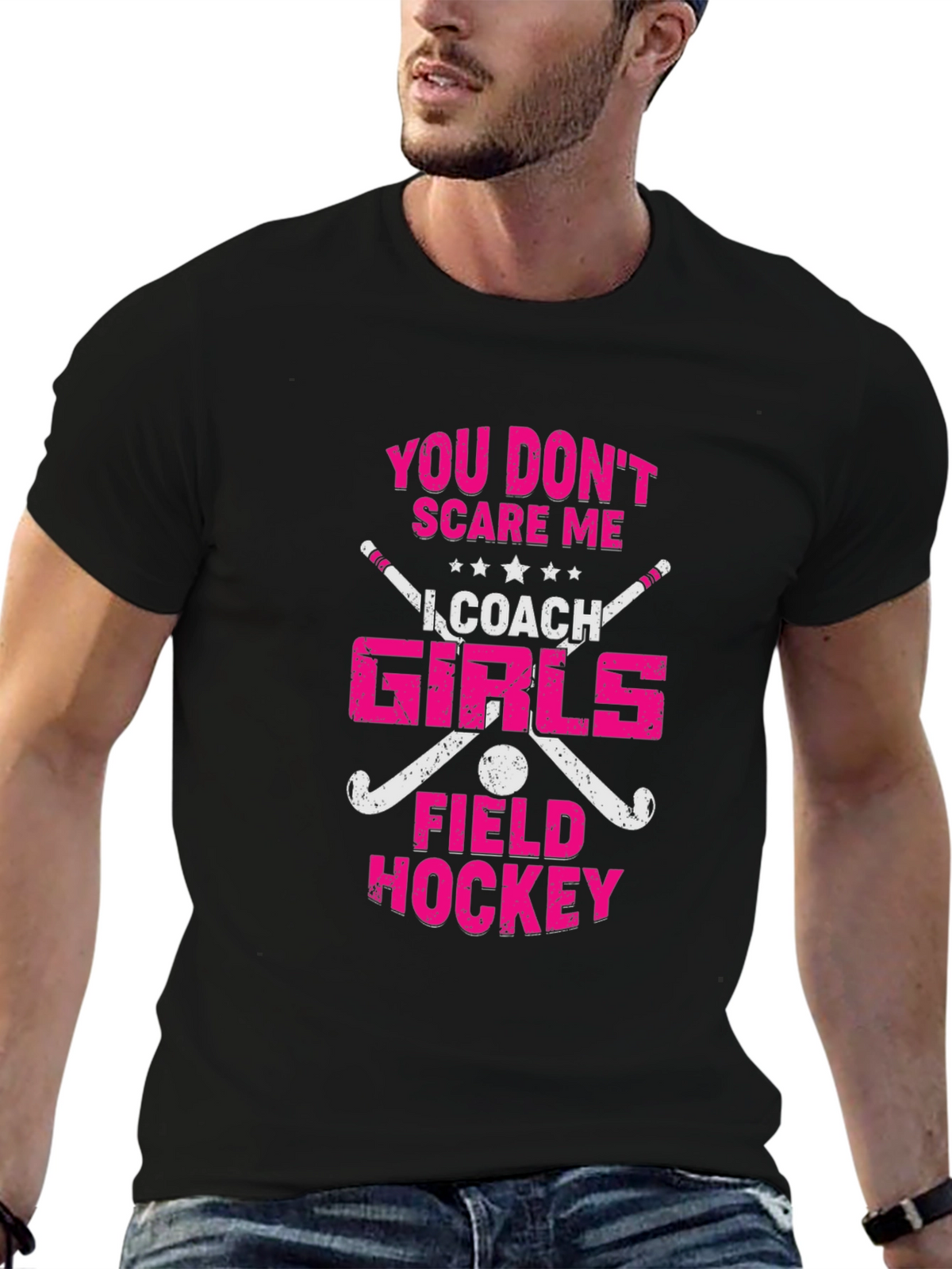 Field Hockey Coach Graphic Tee