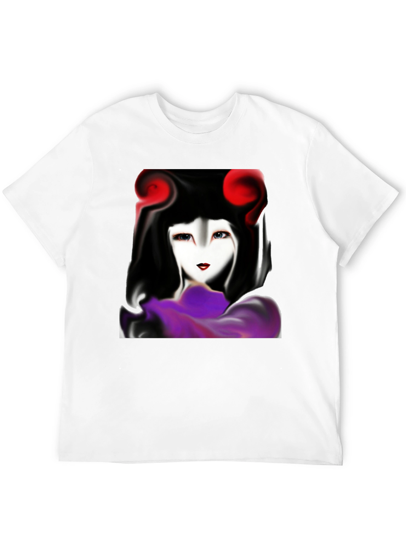 Abstract Geisha Graphic T-Shirt