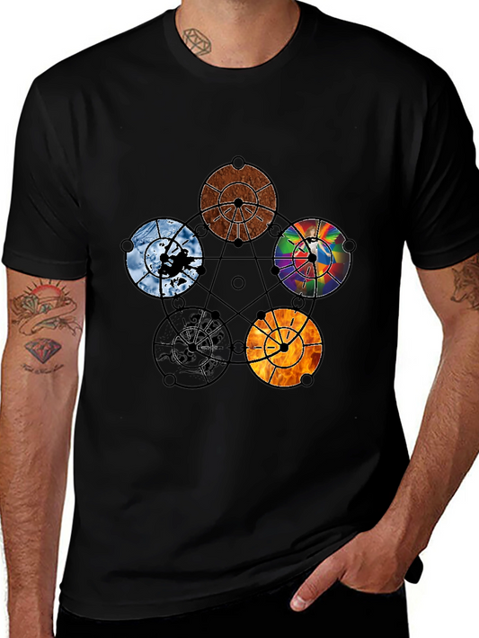 Five Elements Graphic Tee - Unique Design