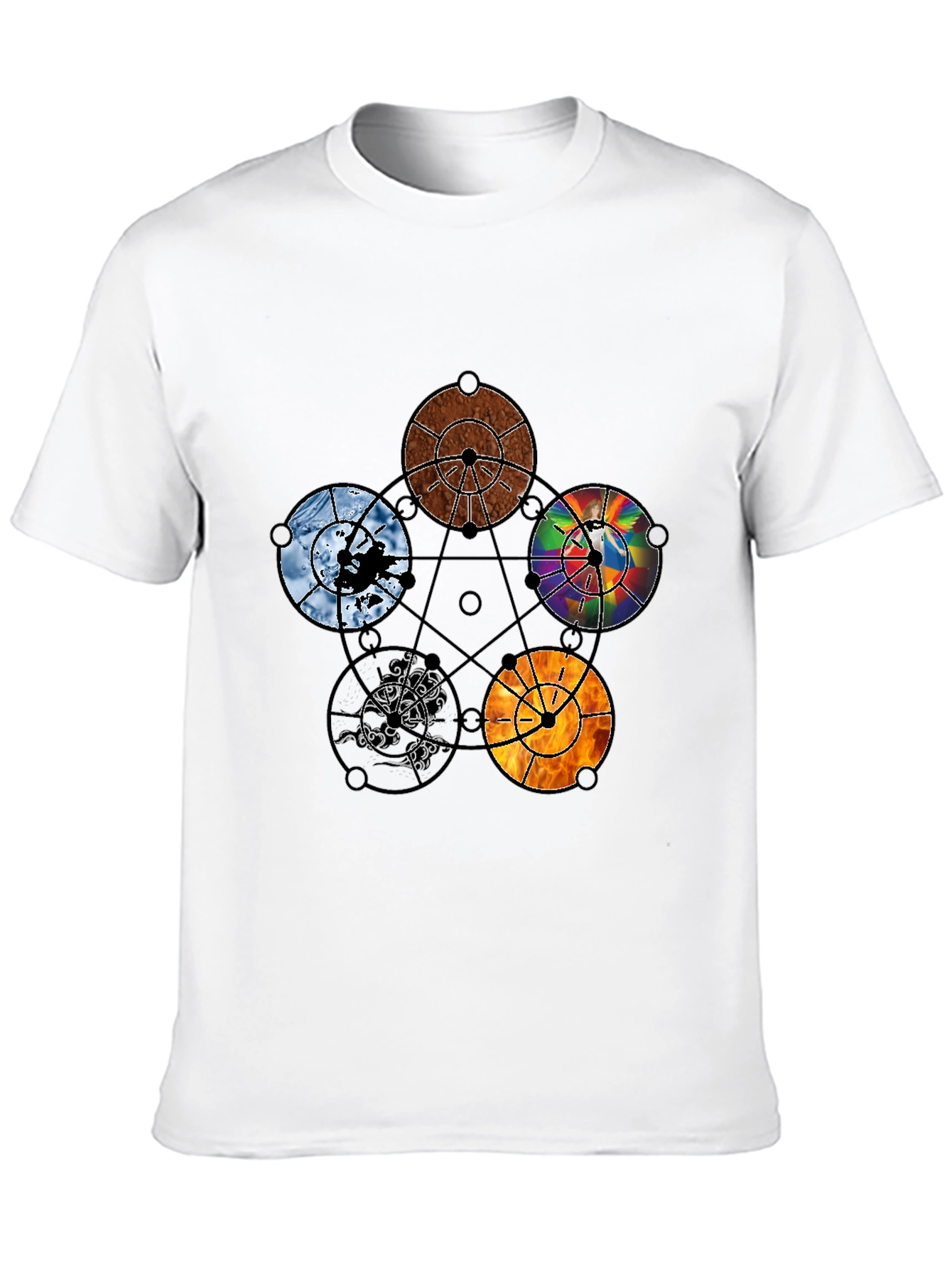 Five Elements Graphic Tee - Unique Design