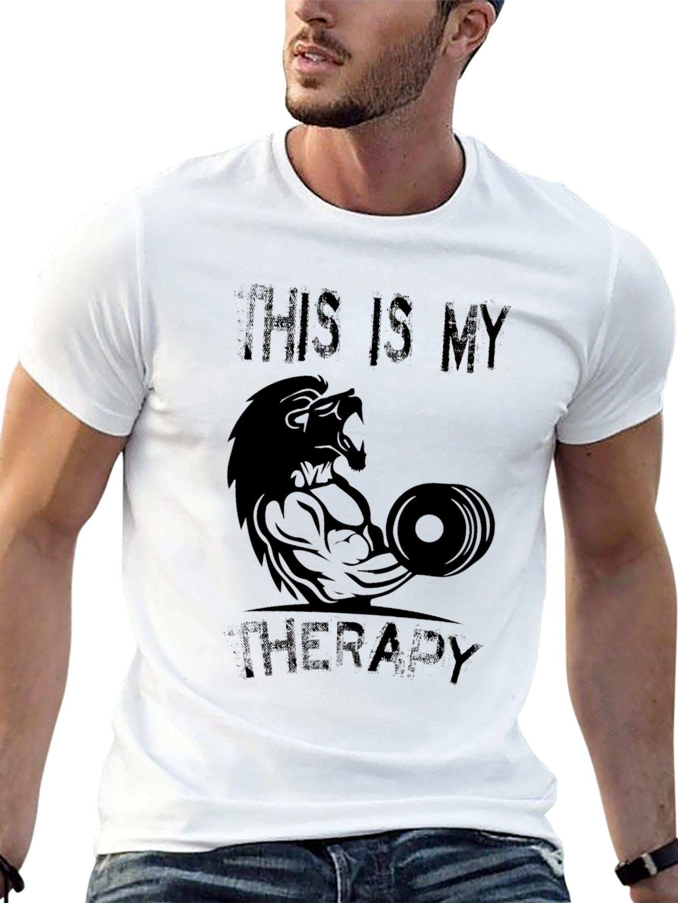 Lion Therapy Gym T-Shirt