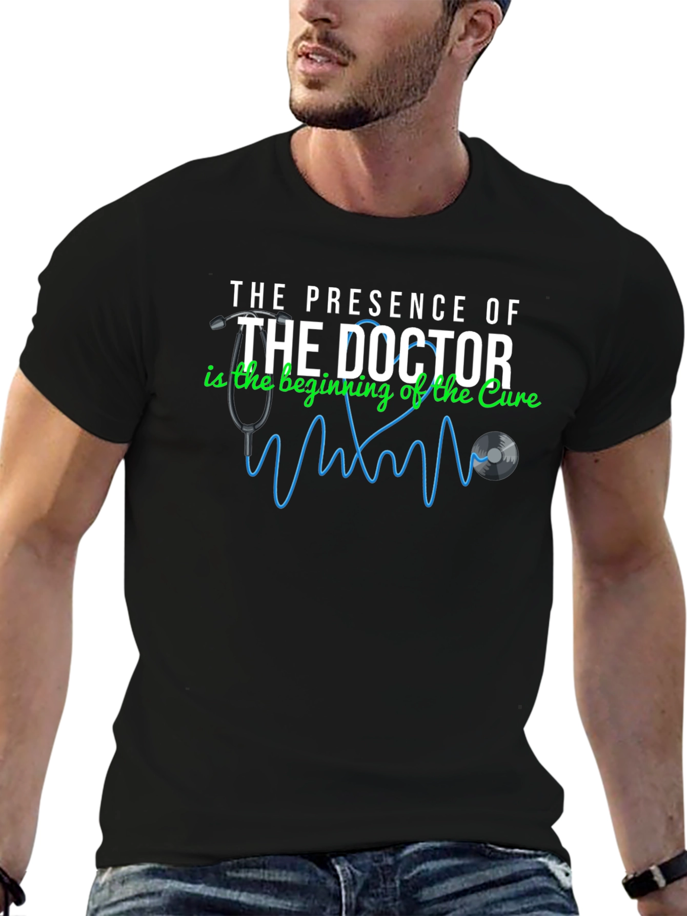 The Doctor Is The Cure Graphic T-Shirt