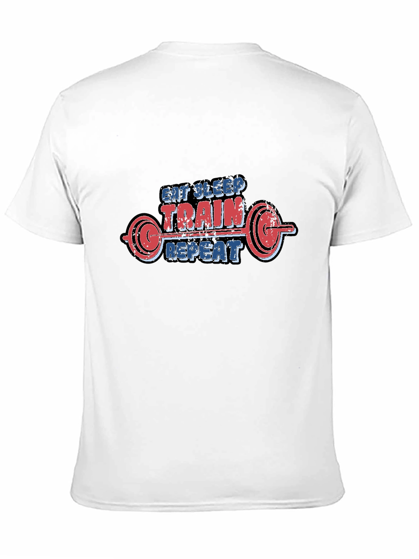 Eat Sleep Train Repeat Graphic T-Shirt