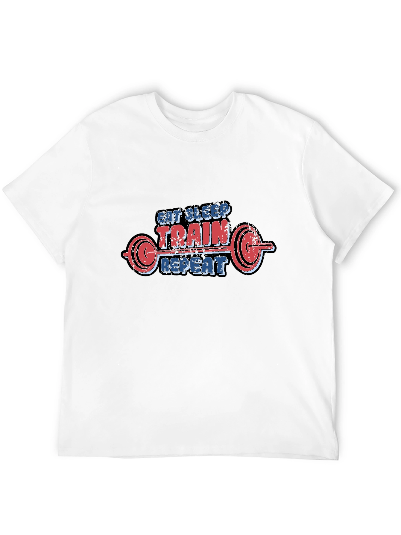 Eat Sleep Train Repeat Graphic T-Shirt