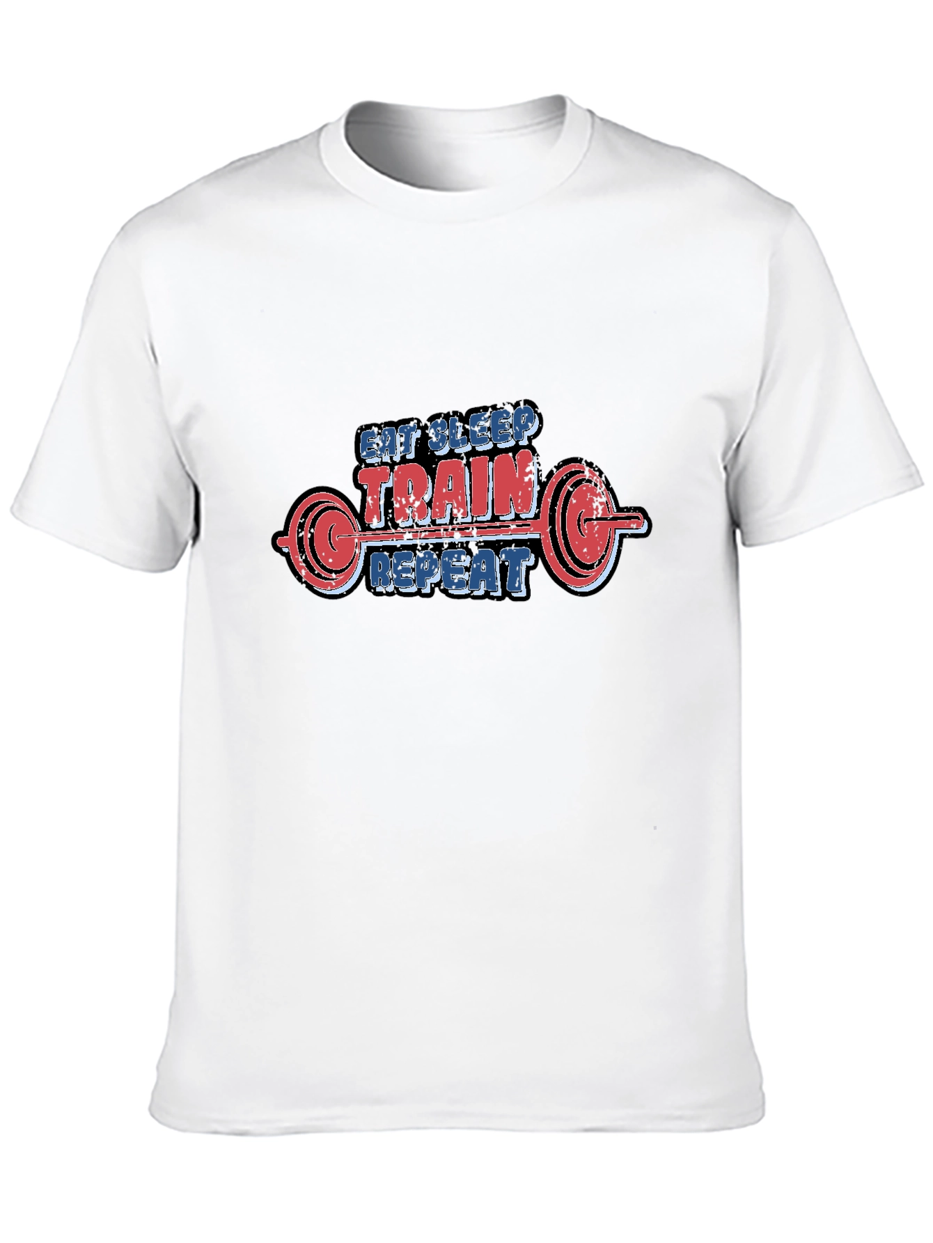 Eat Sleep Train Repeat Graphic T-Shirt