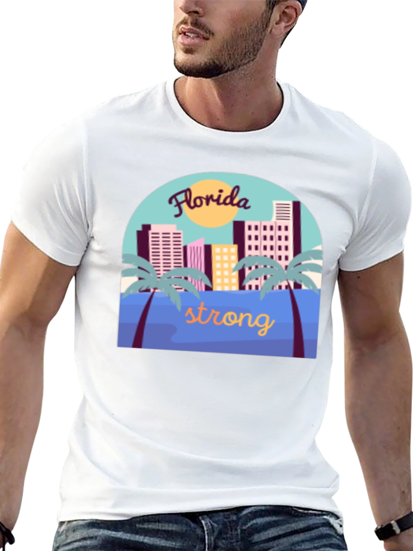 Florida Strong T-Shirt - Cityscape Design