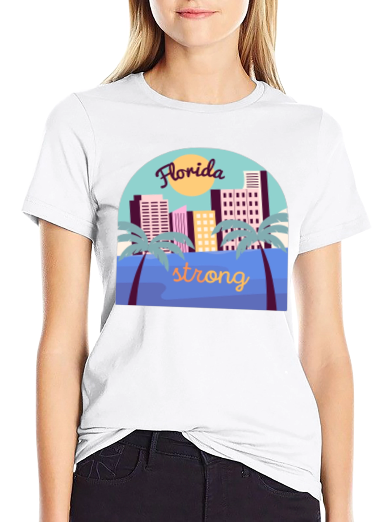 Florida Strong T-Shirt - Cityscape Design