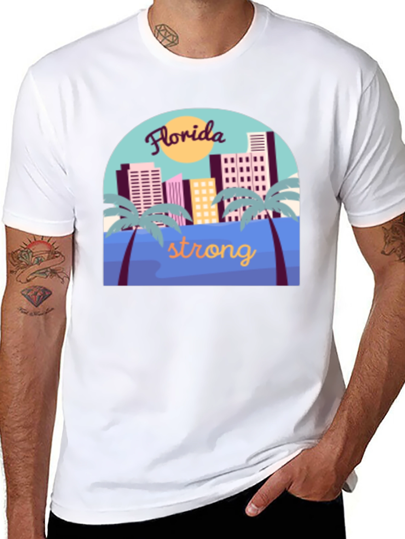Florida Strong T-Shirt - Cityscape Design