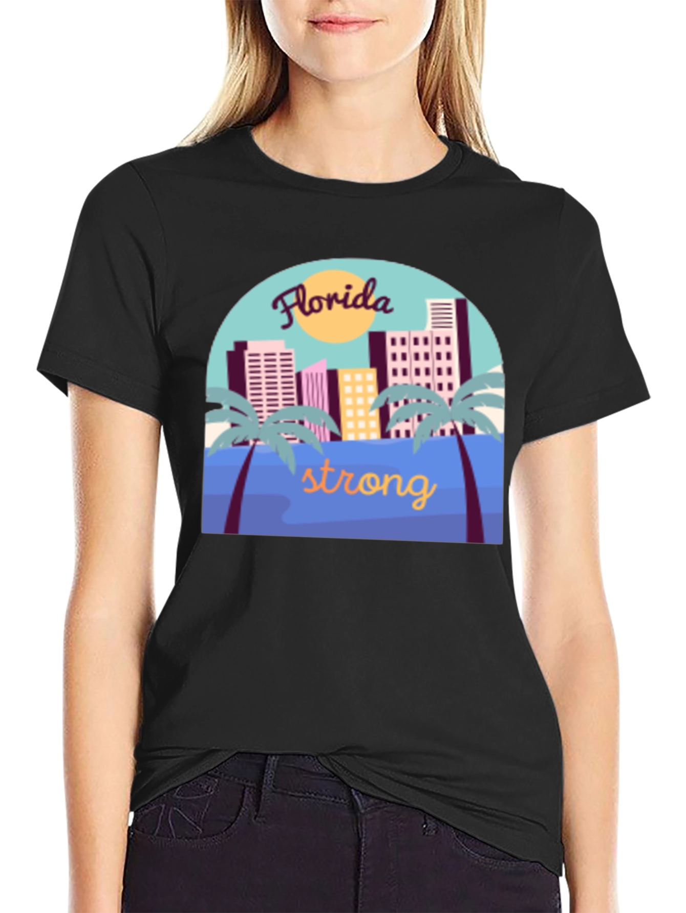 Florida Strong T-Shirt - Cityscape Design