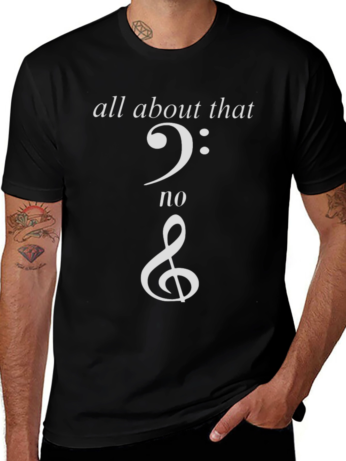 All About That Treble T-Shirt Music Lover Tee