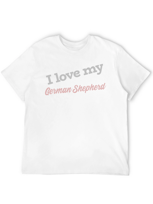 I Love My German Shepherd T-Shirt